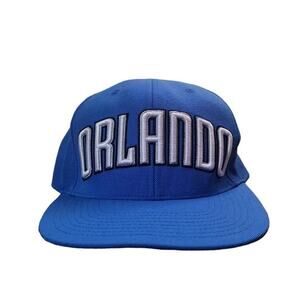 Adidas Orlando Magic NBA Blue Strap‑Back Adjustable Hat – EUC, Embroidered Cap